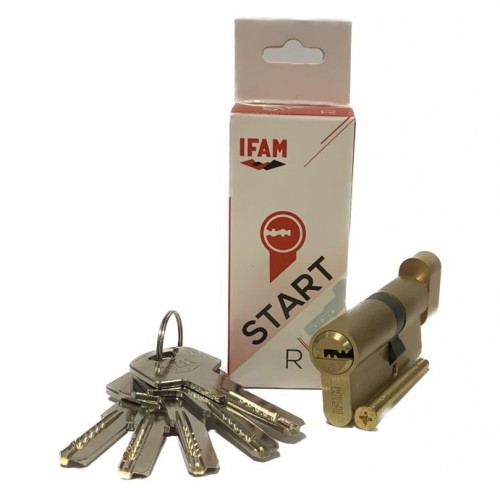 CILINDRO START R STRP3030L - 30 x 30 - CON POMO - LATÓN